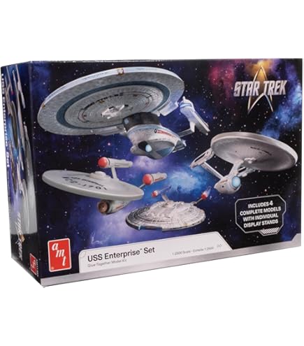 STAR TREK ENTERPRISE NX01 & NCC1701E セット Amazon | AMT 1/1400 スタートレック NCC1701-E U.S.S