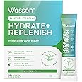 Wassen Hydrate + Replenish Electrolytes Sachets - 14 Sachets | Rehydration Sachets to Rehydrate & Replenish Lost Electrolytes | Spirulina Powder| Magnesium Sachets to Maintain Normal Energy Levels