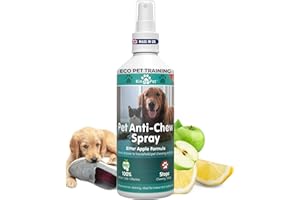 KinderPet® Eco Anti Chew Bitter Apple Spray for Dogs Cats Stop Chewing Biting Barking Alcohol Free Formula Pet Puppies Dogs 250ml