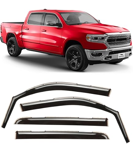 thumbnail image 2 of Best For Less 4pc Flat Body Side Molding Trim For 2009-2018 Dodge Ram Crew Cab - Stainless Steel 2 of 4
