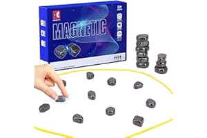 MORAINJAY Gioco di Scacchi Magnetici,Magnetic Gioco da Tavolo, Divertente Magnetic Chess Game,Gioco da Tavolo Portatile per Riunioni di Famiglia E Viaggi E Forniture per Feste