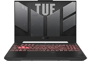 Asus TUF Gaming A15-TUF507NV-LP061W 15.6 Pouces FHD 144Hz Gaming (AMD Ryzen 7 7735HS Processeur 4.7 GHz, 16GB DDR5 RAM, 1TB SSD, NVIDIA GeForce RTX 4060 TGP 140W, Windows 11 Home) – Clavier AZERTY.