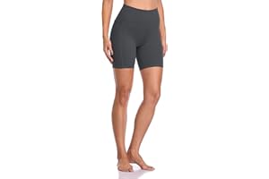 Colorfulkoala Mallas Cortas Mujer de Yoga de Cintura Alta con 2 Bolsillos Laterales Pantalones Cortos para Fitness Ciclista
