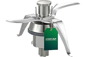 GREENELF - Lame Bimby TM21 di Ricambio -Chef-Mix EDIZIONE LIMITATA – Gruppo Coltelli Bimby TM21 in Acciaio Inox SUS420 Compatibile con Thermomix TM21 – Sicuro e Resistente Lavabile in Lavastoviglie