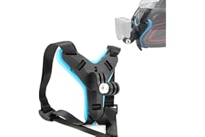 QTKSCEADLNCE Soporte para casco de moto, soporte de fijación Soporte de gancho para casco Soporte de cámara de acción para casco de motocicleta compatible con la mayoría de las cámaras GoPro