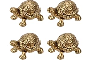 Fukaisu 4pzs Mini Adornos Discos Baño Cobre en Forma de Tortuga, Disco Purificador Baño Pájaros Cobre Limpiador Decorativo Ajuste Universal para Baños Pájaros al Aire Libre & Tazones
