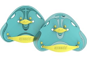 Speedo Unisex-Adult Biofuse Finger Paddle | Training Aid | Swim Fitness, BLUE, One Size