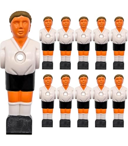 Set 4 joueurs figurines baby-foot baby-foot 2 rouge 2 bleu tige de rechange 16 mm Promotion