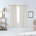 Deconovo Eyelet Blackout Curtains, Gold Printed Constellation Blackout Curtains, Thermal Insulated Curtains for Bedroom Easte