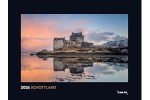 Schottland - KUNTH Wandkalender 2026: Hochwertiger, bildstarker Kalender mit Spiralbindung im Großformat (KUNTH Wandkalender Black Edition 60 x 45 cm)