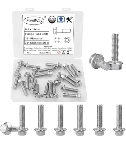 Vis à Tête Hexagonale M6x10mm Zinguées - Lot De 40 Pièces - Marque Uxcell - Neuf