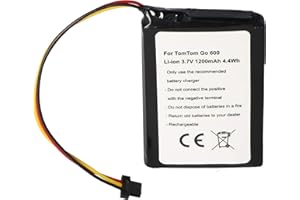ACCUCELL Akku passend für Tomtom Go 600, Li-Ion, 3,7V, 1200mAh, 4,4Wh