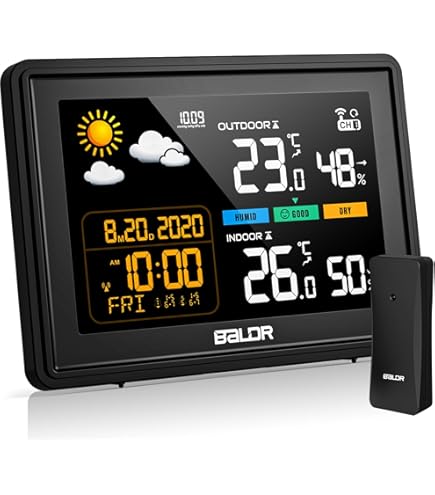 Draadloze weerstation met buitenunit - Weerstation kopen? | Korting tot 22