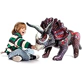 JOYIN Triceratops Inflatable Dinosaur Pool Party Toy Birthday Party Decorations Gift for Kids Adults