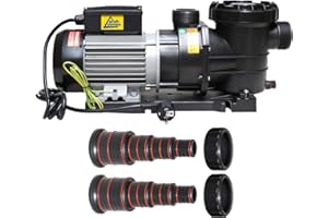 AMUR POMPE DE FILTRATION - POMPE POUR PISCINE "POOL-STAR" POMPE A EAU - SWIMMINGPOOL PUMP - POMPE DE FILTRATION POUR PISCINE (POOL-STAR-750W)