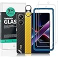 Ibywind 2 Pack Screen Protector For Xiaomi Poco X7 Pro 5G,9H Hardness Tempered Glass,With 1Pc Camera Lens Protector,1Pc Back Carbon Fiber Film,Easy to Install