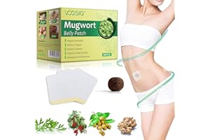 FIND BACK Mugwort Navel Sticker, autocollant de nombril d'armoise, Natural Herbal Chinese Medicine Belly Sticker, Healthy Detox Pellet, Autocollant de Ventre de Perfecting Body Line for Unisex40Pcs
