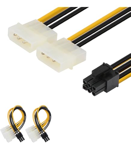 Goobay 59714 Câble D'alientation 8 Broches Feelle Vers Double 6+2