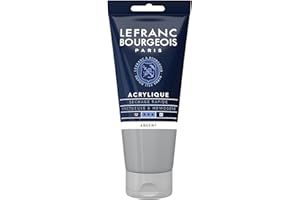 Lefranc Bourgeois Fine Acrylic Colore Acrilico, Grigio (Silver), 80 ml