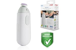 reer BabyCare elektrische Nagelfeile | Baby Nagelfeile für jede Altersstufe | Nagelpflegeset für Babys und Kleinkinder | Sanft zu Fingernägeln