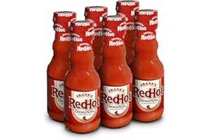 Frank's RedHot Original Cayenne Pepper Sauce 148 ML | Pack of 6 | Cayenne Pepper Hot Sauce | Suitable for Vegans & Vegetarians | No Artificial Flavourings or Colours | No Added MSG