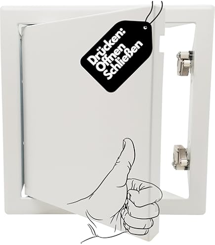 Revitür Softline SV 300x600 RAL9016 Vierkantverschluss, 1 Stück, 20590