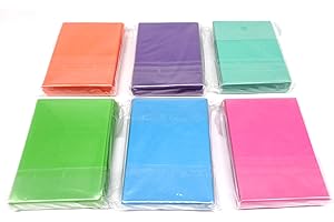 docsmagic.de 6 x 60 Mat Card Sleeves Small Size 62 x 89 - Mint Pink Light Blue Light Green Purple Orange - YGO - Mini Bustine
