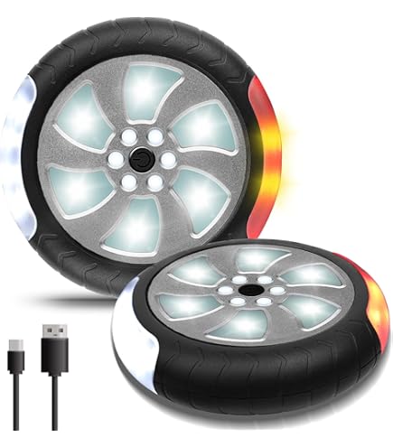 8 stuks kinderwagenverlichting van siliconen, led