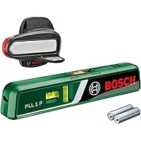 Bosch Laser-Wasserwaage PLL 1 P (Arbeitsbereich Linienlaser 5 m, Arbeitsbereich Punktlaser 20 m, im Karton)