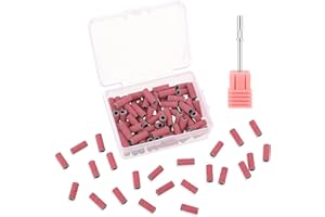 DIVINA VITAE 100pc Bandas de Lijado de Uñas #240 Tapas de Lijado de Arena Ultrafina para Uñas de gel Accesorios para Cortadores de Uñas con Puntas de Cortador de Uñas para Uñas Naturales Diseño de Manicura de Uñas