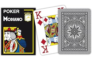 Modiano 3004881 Poker 4 Jumbo Index, Schwarz
