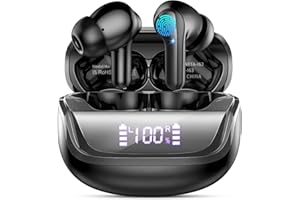 DONERTON Cuffie Bluetooth, Auricolari Bluetooth 5.4 Wireless, 45 Ore Stereo HiFi Immersivo, Cuffiette In Ear con 4 ENC Cancellazione Rumore Mic, IP7 Impermeabili Touch Control Cuffie Senza Fili per iOS/Android