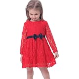 BONNY BILLY Vestiti Bambina Cerimonia Eleganti Principessa Pizzo Abiti  Estivi Invernali 3-11 Anni : Amazon.it: Abbigliamento