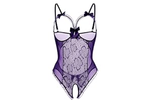 Tuopuda Bodys Sexy Femmes sous-vêtements Babydolls Nuisettes Ensemble de Lingerie Dentelle Erotique Combinaison Chemises de Nuit Sleepwear Underwear Ensemble Lingerie