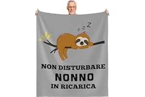 MAST DOO Regalo Nonno, Regalo Nonno Compleanno, Nonno Idee Regalo Flanella Coperta, Regalo Festa dei Nonni, Nipote Festa Del Papà Nonno Regalo Natale, Regali per la Nonno Coperta 130 x 150cm