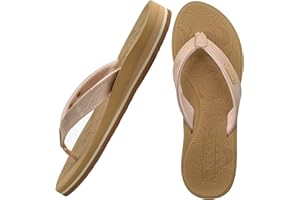 ONCAI Flip Flops Womens Yoga Mat Comfortable Beach Platform Sandals With Arch Support