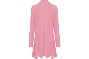 shelikes Womens Knitted Cardigan Long Full Sleeve Knitwear Cardigans Classic Solid Sweater Jacket Coat