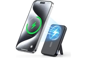 EISSIX For Magsafe Power Bank, 12000mAh Portable Charger, 22.5W Fast Charging Battery Pack with USB-C Input & Output, Magnetic Power Bank with LED Display for iPhone 17/16/15/14/13/12 Series