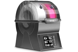Sovol SH02 Secador de Filamentos 3D con Calentador PTC 150W, Caja Almacenamiento Sellada Doble Carrete, Pantalla Táctil + 9 Modos Preestablecidos, Secado Rápido y Protección Térmica para PLA ABS PETG