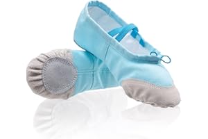 DoGeek Transpirable Zapatos de Ballet Zapatillas de Ballet de Danza Baile para Niña Nosotros
