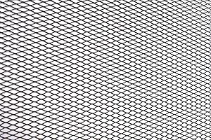 Rejilla De Carreras De Calidad Fuerte Str8, 30 X 30 Cm, Espaciado De Agujeros Finos, Anodizado Negro