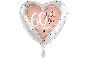 balloha Folienballon 60 steht Dir Wunderbar Luftballon 33 cm - Happy birthday Ballon, Luftballons Geburtstag, Geschenk Mädchen Frauen, Birthday Decorations - Helium Luftballons