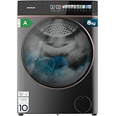 Cecotec Washing Machine Dryer 8-5 kg Front Load Bolero Wash&amp;Dry 85900 Inverter Steel A, 1400 rpm, 11 programs, Inverter Plus