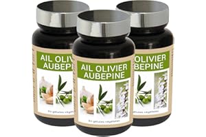 NUTRI EXPERT NUTRIEXPERT - Ail Olivier Aubépine - Aide à maîtriser taux de cholestérol et la santé cardiovasculaire - Maintient l'équilibre de la pression artérielle - Cure 30j - Gélules végétales - Lot de 3