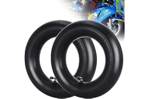 RUHUO 90/65-6.5 110/50-6.5 Inner Tubes with TR87 Bent Valve Stem (2Pack) Replacement for 38cc 47cc 49cc MTA1 MTA2 Cag Mx3 GP-RSR Mini Pocket bike Dirt Pit Bike