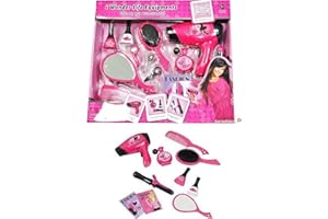 SPIEL AG Glamour Girl großes Beauty Set mit Haarfön Glätteisen Spangen uvm
