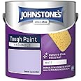 Johnstone's - Washable Paint - Sweet Lavendar - Matt Finish - Emulsion Paint - Highly Durable - Stain Resistant - Non Toxic & Low Odour - 12m2 Coverage per Litre - 2.5L
