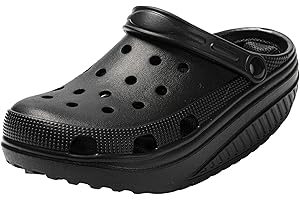 JOMIX Zuecos Mujer Verano con Plantilla Extraíble de Balancín Zuecos Mujer Basculantes Clogs Mujer