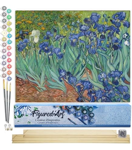 Kit Peinture Par Numéros Van Gogh – La Sieste – Toile 40,6 X 50,8 Cm Sans Cadre – Débutants Et Adultes