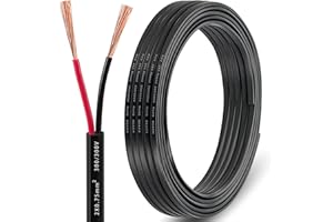 DARKGUARD 2 Core Trailer Cable 0.75mm², 5M LED Lighting Wire for Trailer Caravan Truck, 12V 24V Flexible Flat PVC Copper Wire for Car Camping Outdoor Landscape Weatherproof Oil Resistant